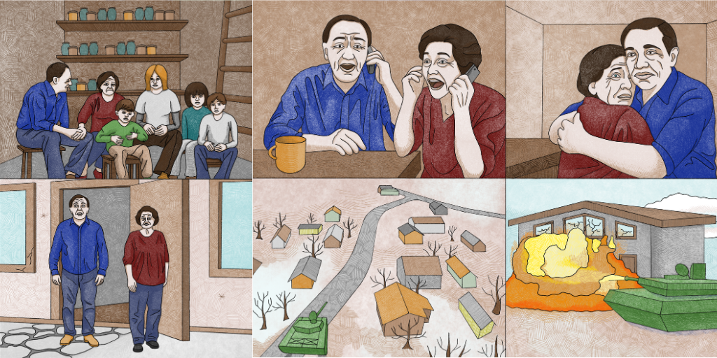 Life at the start of war: the story of the Kononenko family