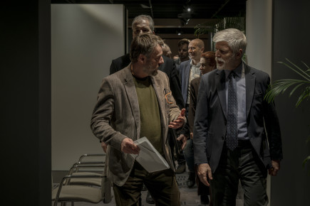 President of the Czech Republic Meets Veterans and People in Need Team in Lviv