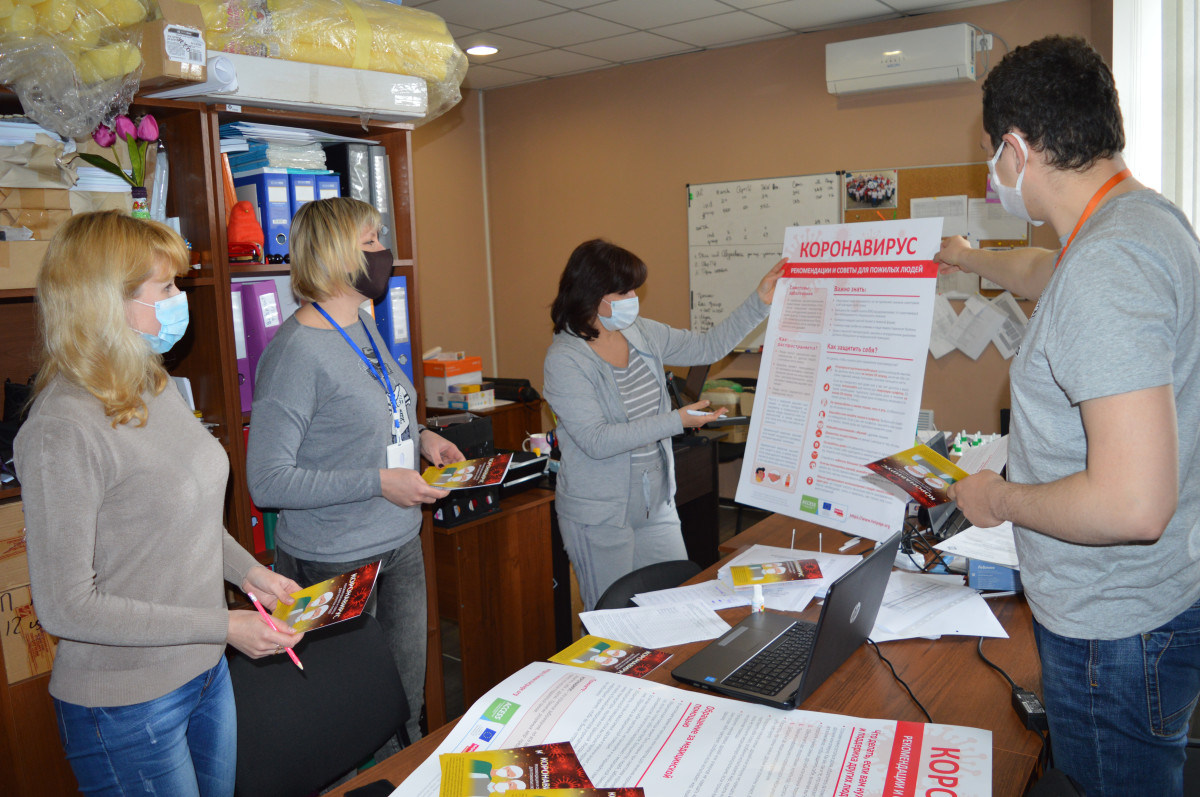 FIGHTING COVID-19 IN UKRAINE WITH HYGIENE KITS, TV ADS, AND VIRTUAL PSYCHOSOCIAL SUPPORT