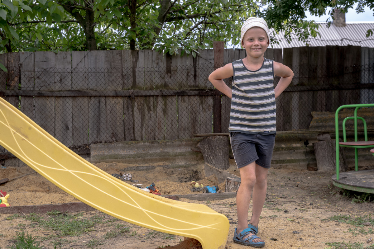 A lifetime in the conflict zone for seven-year-old Kostia from eastern Ukraine