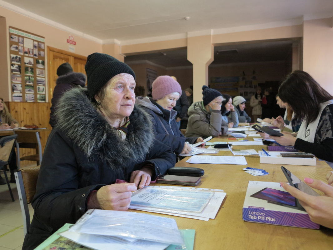 Provision of cash assistance in Ukraine