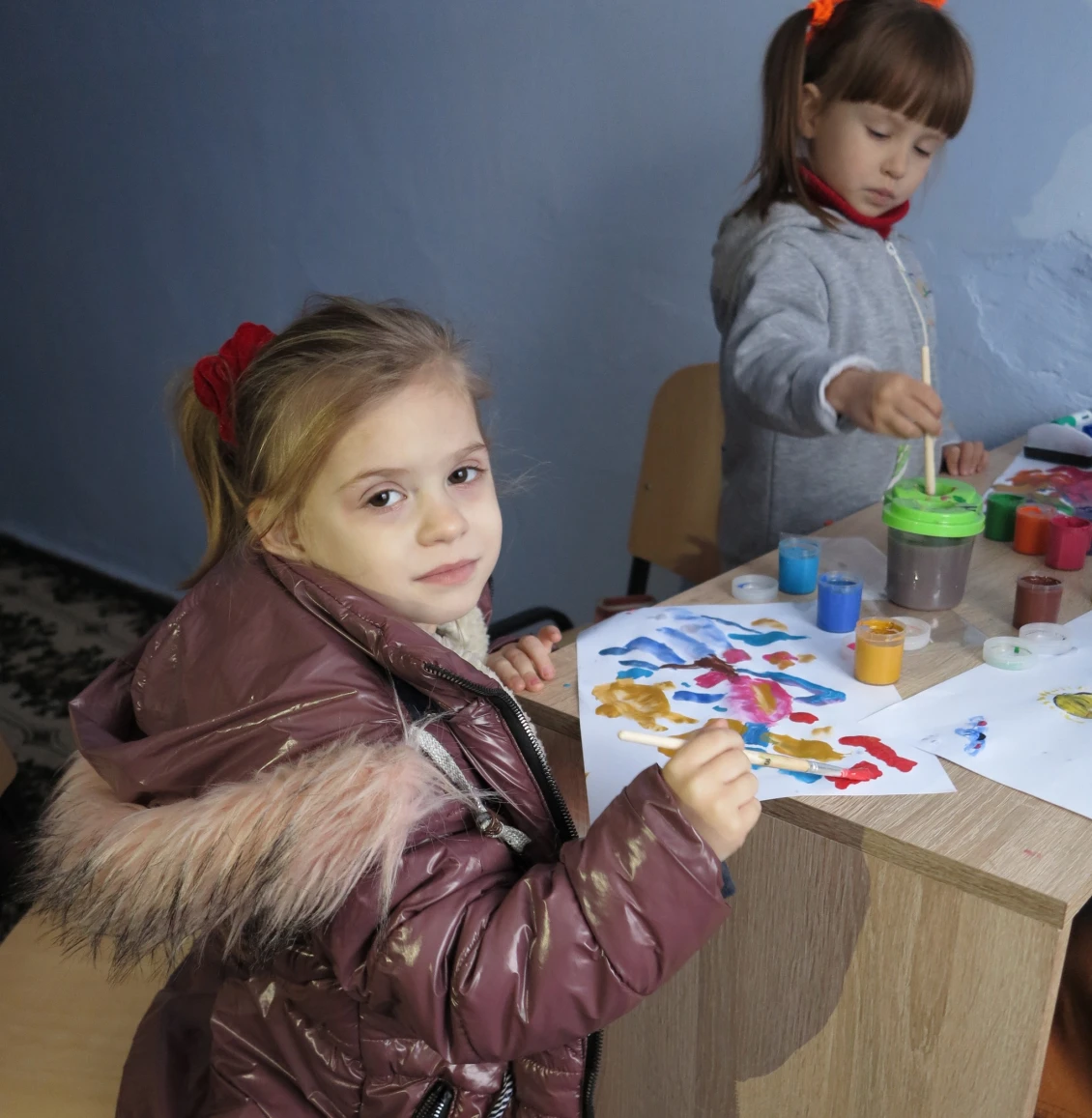 Evelina, 4 years old. Her main dream is to return home