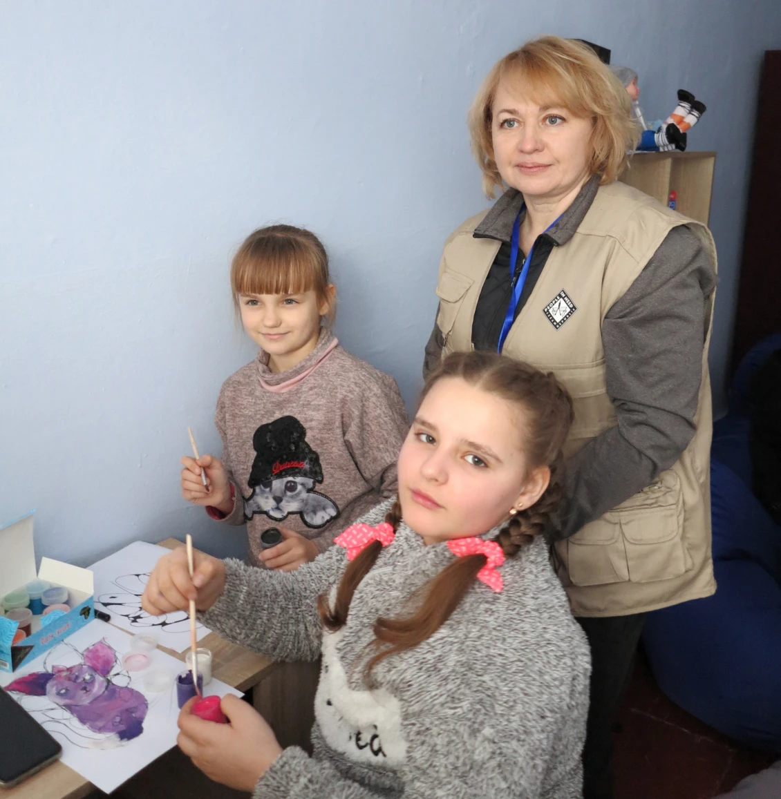 Psychological support for children displaced by the war in Vinnytsia Oblast