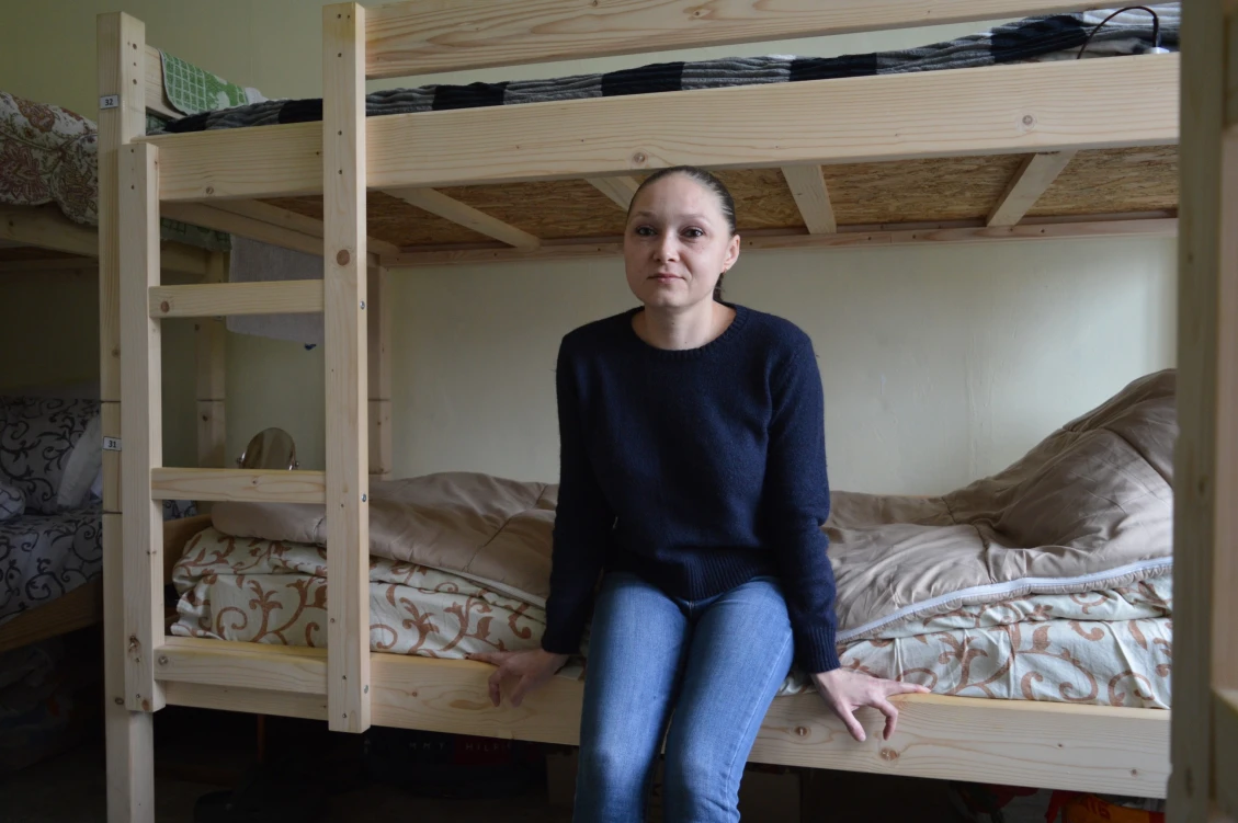 Olena, an IDP from Soledar