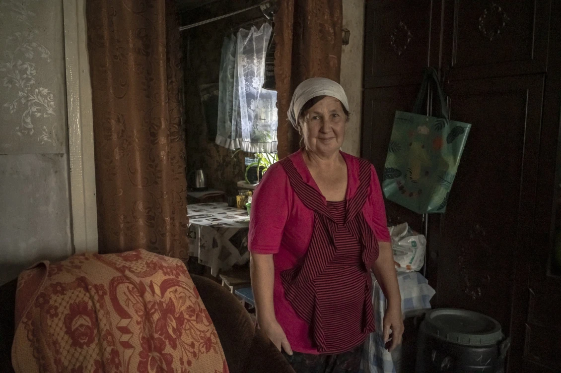 Nataliia helps her daughter and grandchildren, but uncertainty about the future worries her