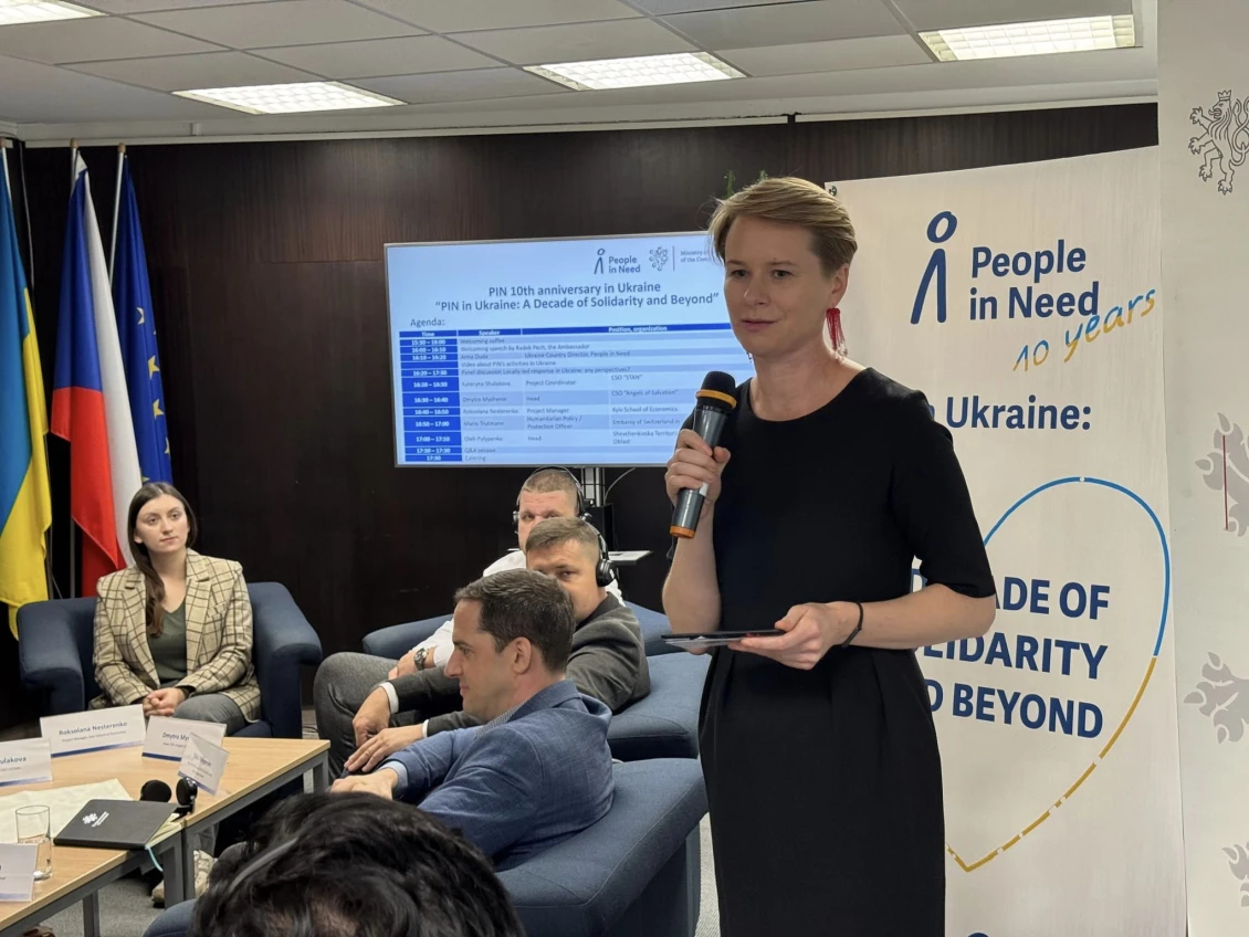 Виступ Анни Дуди на заході з нагоди 10-річчя організації 