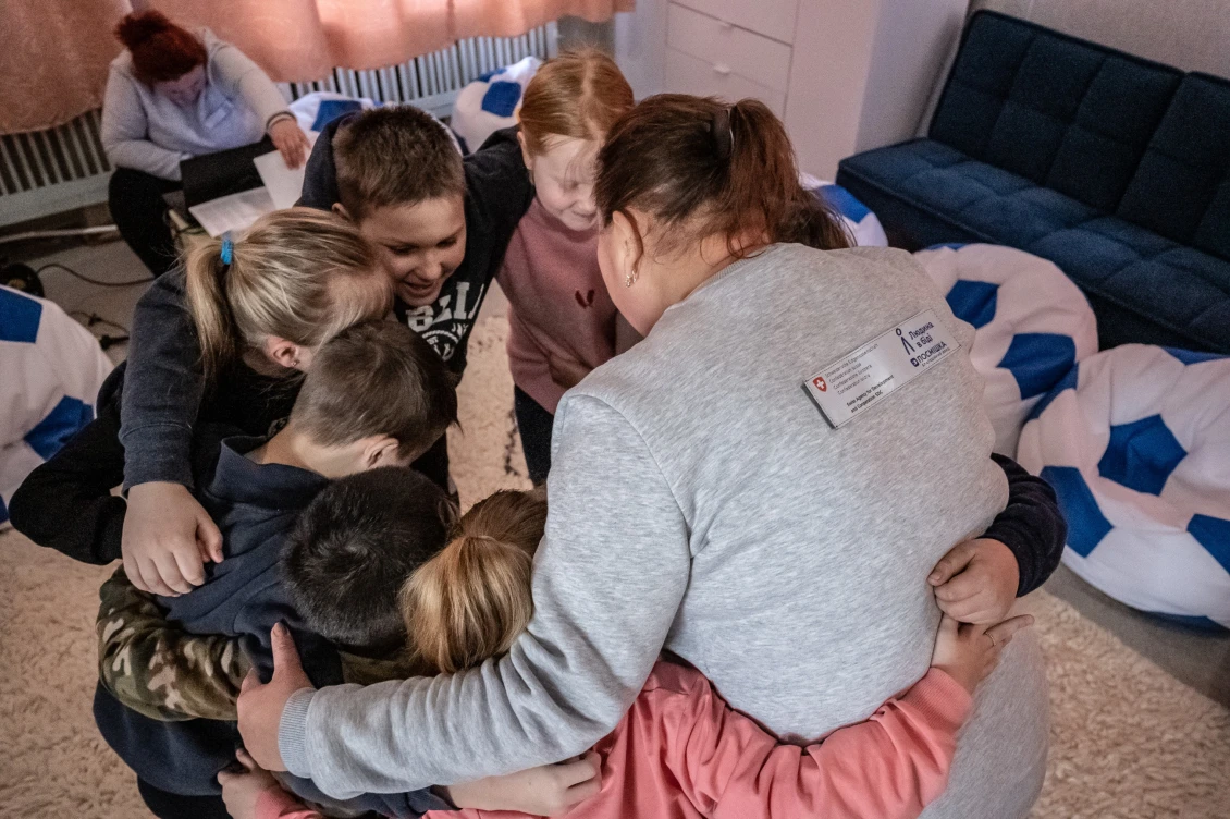 Classes held at the Child Friendly Space in Apostolove, Dnipropetrovsk Oblast, 2023 