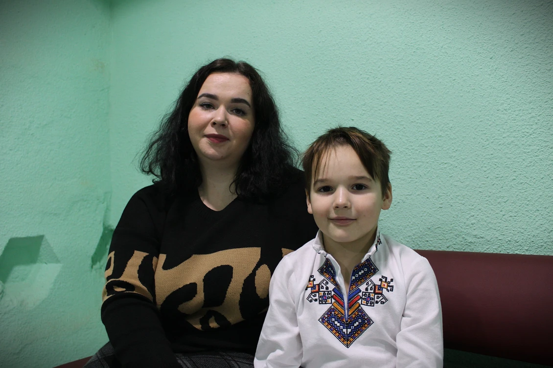 Тетяна Прядко та її сина Роман