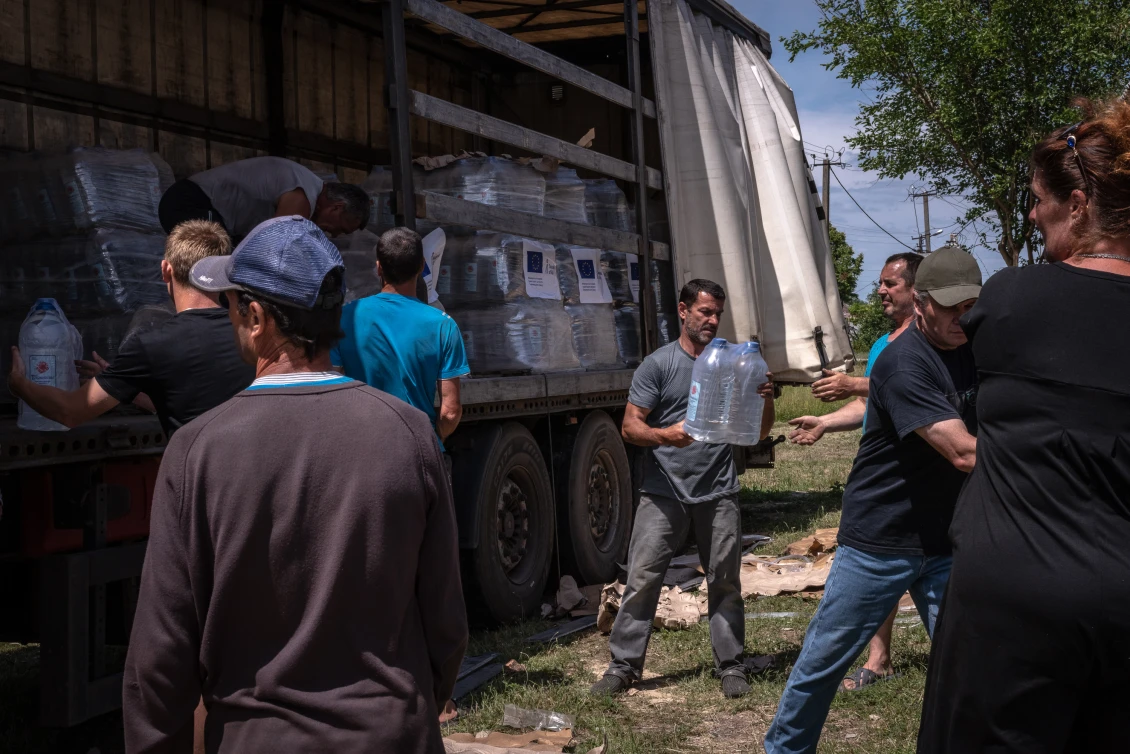 Water delivery to the Dnipropetrovsk oblast