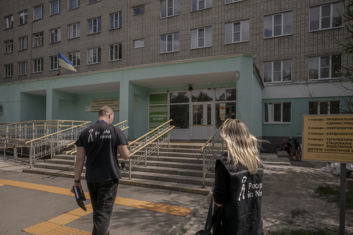  Konotop District Hospital was damaged by an explosion last year