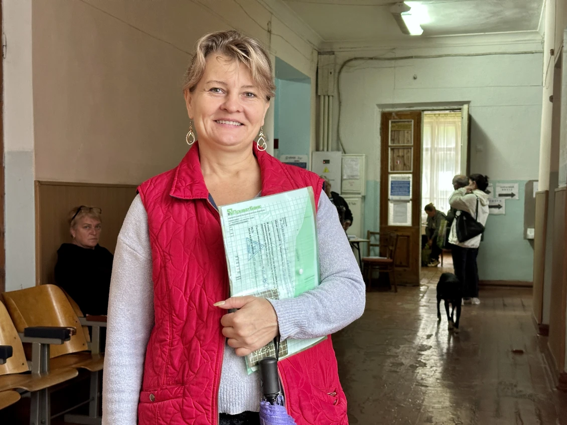 Ірина переїхала до Марганця із Луганської області  