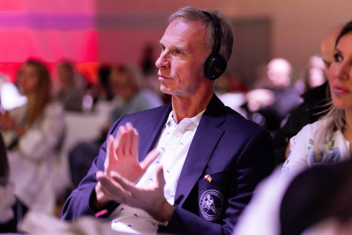 Dominik Hašek at the Veterans Forum