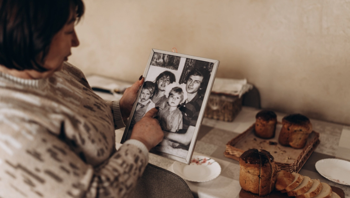 Oksana from Mariupol, who preserves family memories and recipes