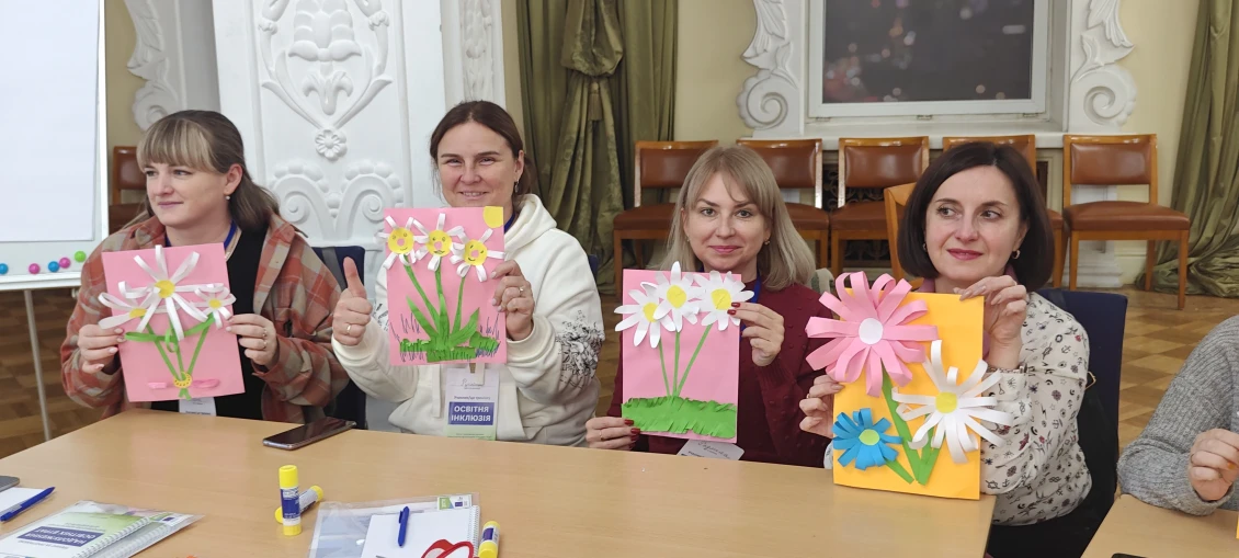 Учасниці тренінгу з інклюзивної складової освіти