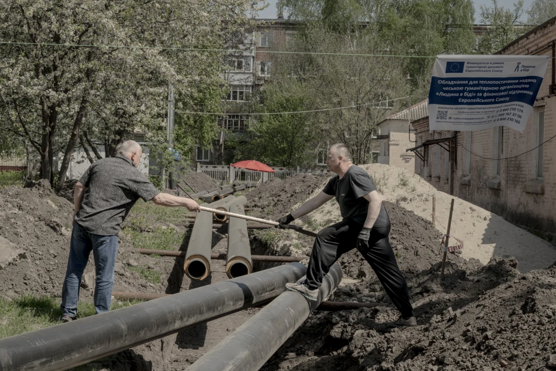 Монтаж обладнання для покращення теплопостачання